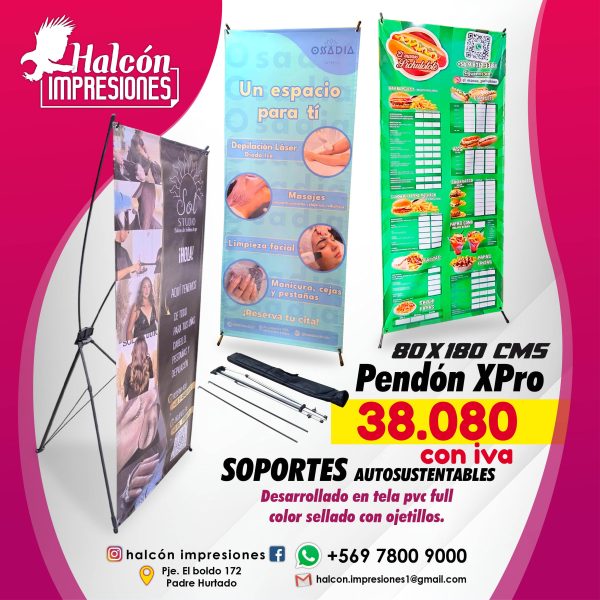 pendon xpro pendon autosoportable pendones pendones economicos impresiones en tela pvc