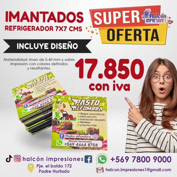 iman, iman para refrigerador - imantados