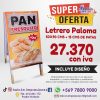 letrero paloma 50x90 cms letrero paloma 50x90 cms