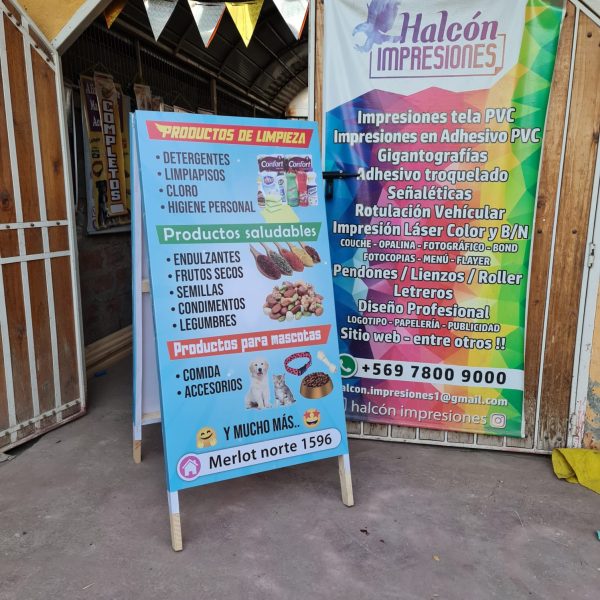 letrero paloma, leterro para almacen, letrero paloma para negocios